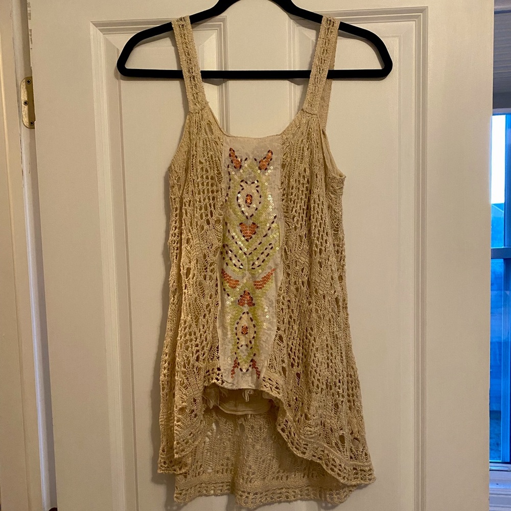 Free People Crocheted Top